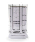 Adjustable 1 Cup Measuring Cup Made From Durable ABS And SAN Plastic With Silicone Seal, Ideal For Metric And Standard Measurements