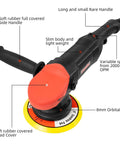 Alt Tag: Dual Action Orbital Car Polisher With 5 Inch And 6 Inch Pads For Auto Detailing, Eliminates Swirls And Paint Defects
