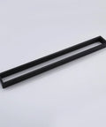 Matte Black 24 Inch Towel Bar Wall Mount For Bathrooms, Dope Modern SUS 304 Stainless Steel Towel Holder, angled view