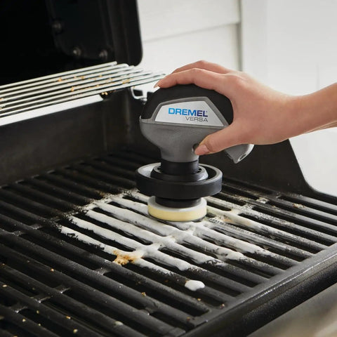 Tackle Stubborn Dirt Effortlessly With This Rechargeable Electric Scrubber Cleaning Kit Featuring Ten Plush Sponge Pads For No Sweat Tile Scouring That Delivers Butter Smooth Shine Across Every Hard Surface At Home, cleaning a grill.