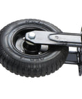 8 Inch Heavy Duty Polyurethane Caster Wheels 4 Pack Swivel Rolling Casters with black tire and metal bracket for smooth floor use.