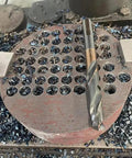 One And Three Eighth Inch Cobalt Drill Bit HSSCO High Speed Steel M35 SD Twist Drill Bit For Stainless Steel on metal surface