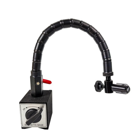 Indicator Holder With Magnetic Base Stand Aluminum Strut And Steel Flexible Arm For Dial And Test Indicators Heavy Duty