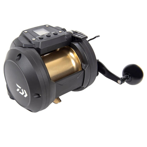 Tanacom 800 Power Assist Electric Reel With Lightweight Aluminum Body, Automatic Tournament Drag, Metal Ball Knob