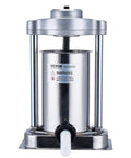 Manual Sausage Stuffer 2 L 5 Lbs Vertical Sausage Machine With G Type Clamp Food Grade 304 Stainless Steel Barrel