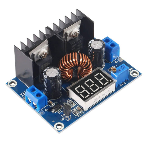 Three Pack 8A Step Down Buck Converter Voltage Regulator Module With Digital PWM LED Display, Adjustable Input 4 To 40V And Output 1.25 To 36V