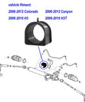 Power Steering Rack And Pinion Bushing For 2006 To 2012 Colorado Canyon And 2006 To 2010 H3 H3T Eliminates Noisy Steering Rack Mount