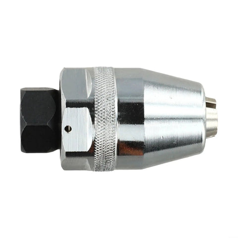 Side view of Stud Remover And Extractor Tool For Broken Bolts And Screws, Adjustable 6 To 13 Mm, 3/8 Inch Drive, heavy duty metal build.