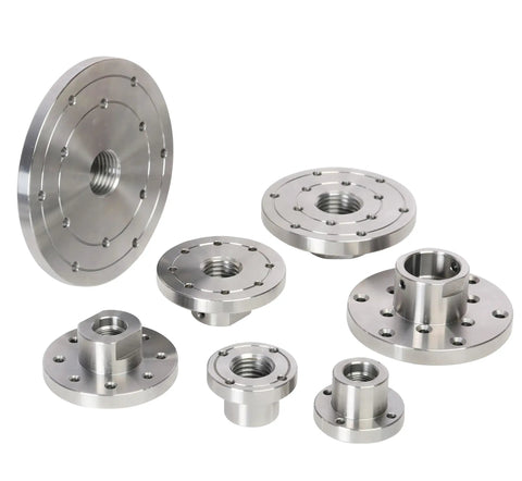 6 Inch Wood Lathe Steel Faceplate With 1X8 Tpi Spindle Thread Badass Rugged Heavy Duty Alloy Chuck Adapter, multiple sizes and shapes.