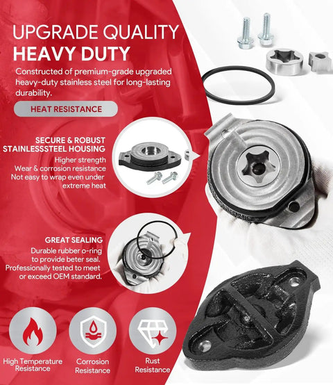Drop In Charge Pump Kit Replacement For ZT2800 ZT3100 ZT3400 G700 Series Hydraulic Transmissions On Lawn Mowers, Easy Install To Stop Oil Leakage, OE Part Compatible With 71411 HG71411 HG72274 PXHG72274