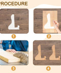 Procedure for using DIYers Friendly Acrylic Cutting Board And Charcuterie Board Stand Templates with router guides.