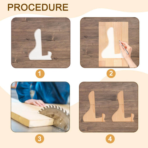 Procedure for using DIYers Friendly Acrylic Cutting Board And Charcuterie Board Stand Templates with router guides.