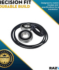 Front Load Washer Tub Bearings And Seal Kit Replacement Heavy Duty Bearing Assembly and seals for LG Kenmore compatibility.