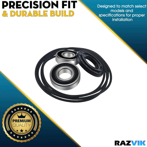 Front Load Washer Tub Bearings And Seal Kit Replacement Heavy Duty Bearing Assembly and seals for LG Kenmore compatibility.