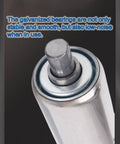 1.5 Inch Dia Stainless Steel Conveyor Roller Pack Of 6 With 8mm Axle Pro Grade Quiet, Low Noise Operation And Built In Spring Bearings close-up
