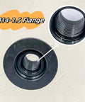 Premium Heavy Duty Wheel Lug Nuts For Dodge Ram 3500 4000 4500 5500 2012 To 2022 with M14-1.5 flange detail image.