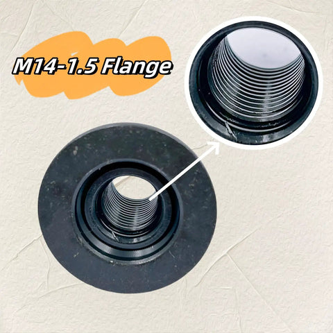 Premium Heavy Duty Wheel Lug Nuts For Dodge Ram 3500 4000 4500 5500 2012 To 2022 with M14-1.5 flange detail image.