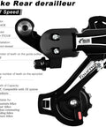 Image of Rear Derailleur RD-TY21B For Six Or Seven Speed Bikes Direct Mount Upgrade For Mountain Road Trail Folding And Commuter Bikes