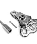 Automotive Slide Hammer Axle Puller Kit With Rear Wheel Bearing Hub Removal Attachments CR V Steel Jaw Set in close-up view