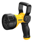Heavy Duty Hydro Cannon Nozzle With Seven Spray Patterns For Beast Mode Cleaning And Lawn Care, black and yellow design