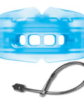 Braces Mouth Guard With Helmet Strap For Football, Upper And Lower Teeth Protection, orthodontic sports use, blue color