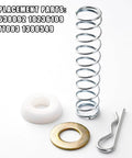 Transmission Shifter Lever Linkage Repair Kit For Chevy C10 GMC 3500 Buick Olds Pontiac 1967 To 1988, springs and clips