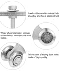 Heavy Duty Steel Sliding Door Track Roller for Industrial Doors And Cabinets, Rust Resistant With Smooth Quiet Operation