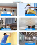 All Purpose Electric Scaffolding System For Indoors And Outdoors, Portable Work Platform in use for various tasks like painting and cleaning