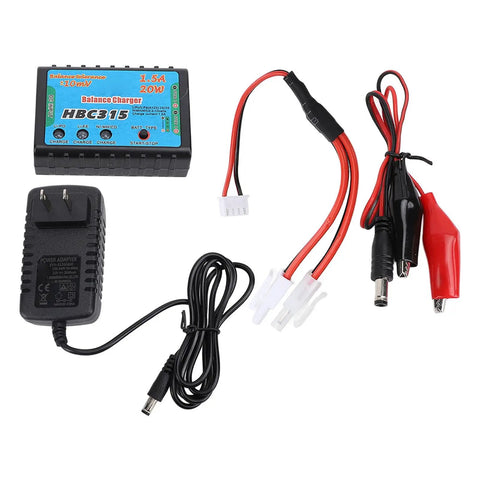 Portable 20W RC Battery Balance Charger With Built In Safety Guards No Drama Beefed Up For LiPo Batteries Fast Charging Station