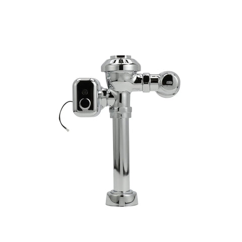 Heavy Duty Exposed Hardwired Sensor Flush Valve With No Hassle Wiring And Tough As Nails Diaphragm For Commercial Restrooms And 1 28 Gallons Per Flush Chrome