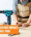 Heavy Duty Cordless Drill Workhorse Featuring Brushless Motor High Torque Kick And Fast Charge Battery Pack For Everyday Home Fixes And Serious DIY Projects Ready To Roll used by a carpenter.