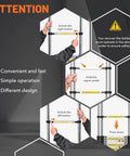 Steps to unlock and retract Fifteen And A Half Feet Telescoping Aluminum Ladder Do It All Multi Purpose with instructions shown.