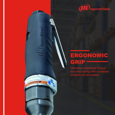 Three Eighths Inch Air Ratchet Wrench With 55 Foot Pounds Of Torque And 170 RPM Heat Treated Ratchet Head Ergonomic Grip Close-up