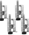 Adjustable Furniture Leveling Feet With Anti Skid Pads For Tables Chairs Cabinets Heavy Duty Riser Hardware 4 Pack