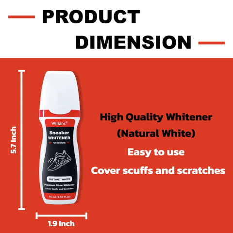 Make Your Kicks White Again With This Sneaker Whitener For Shoes That Works On Canvas Leather Foam And Rubber 2.53 Fluid Ounces
