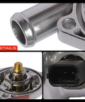 Upgraded Aluminum Engine Coolant Thermostat Housing Assembly With Sensor And O Ring For Chevy Cruze Sonic Trax And Buick Encore 1.4L Direct Fit Replacement 55565336 - detailed view