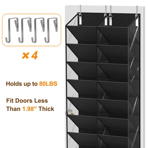 Premium Over The Door Shoe Organizer With Spacious Clear Pockets Holds Ten Tiers Of Hanging Storage Keep Your Crib Crisp And Clutter Free Perfect For Sneakers Boots Or Heels Straight Up A Legit Space Saving Vibe For Every Family