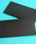 Two black fiberglass panels, Swivel Rocker Spring Plates Replacement Parts Two Pack Two And A Half Inch By Five Inch By One Quarter Inch
