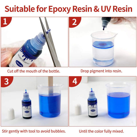 Next Level Epoxy Resin Pigments 24 Color Set Non Toxic Liquid Dye Straight Up Premium Tones For Jewelry Crafting And Art Supplies Concentrated Coloring Vials With Zero Hassle Mixing