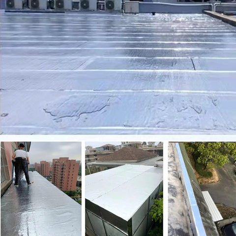 Heavy Duty Self Adhesive Bitumen Tape To Stop That Drip Fast waterproof ice and water shield on a rooftop surface.