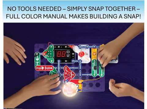 Children assembling Arcade Electronics Exploration Kit For Kids Ages 8 And Up Dozens Of Hands On Projects Full Color Project Manual
