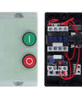 Heavy Duty Magnetic Switch Starter For 220 230V Single Phase Motors With Overload Protection IP55 Splashproof Housing inside view