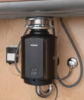 Touch Activated Garbage Disposal Air Switch Kit with base under sink, easy install, fits one and three eighths inch sink hole