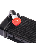 Heavy Duty Aluminum Inverter Motor Radiator For 2007 To 2011 Toyota Camry Hybrid Fhev 2.4L L4 Engine Cooler upgrade close-up view.