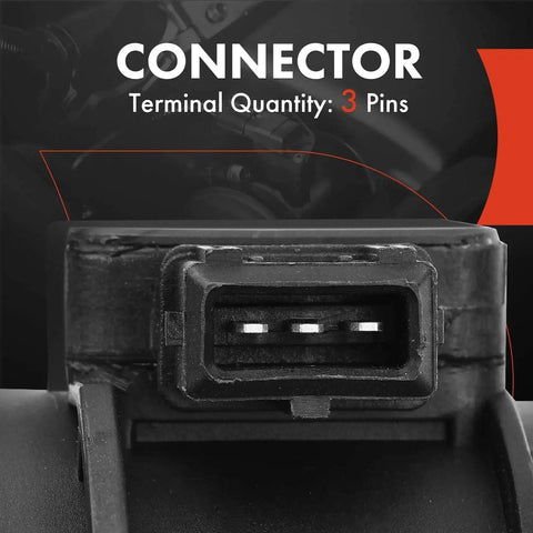 Close-up of 3-pin connector on Mass Air Flow Sensor for 3.0L BMW Engines - 3 Pins, Plug And Play, Fits X5 2001-2006
