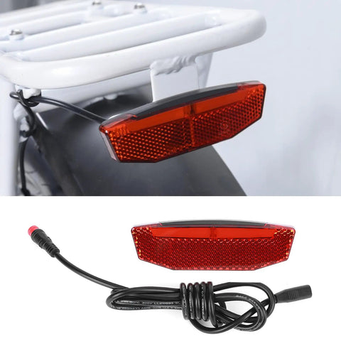 LED Bike Tail Light For Electric Bikes 6V 60V Waterproof Rear Light With 180 Degree Wide Beam High Brightness