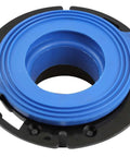 Wax Free Universal Toilet Seal Gasket Fits 3 Inch Or 4 Inch Drains With Stackable Seal And Slide On Spacer Brass Hardware
