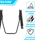 Universal Seat Slider Track Kit With Dual Locking Rails For Aftermarket Seats Side Or Bottom Mount metal construction features