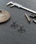 Get Your Patio Set Right With These Durable Black Plastic Umbrella Top Caps, Perfect Replacement Fit For Outdoor Beach Fishing Gear Offering Wind Resistance And Enhanced Stability For Easy Setup And Long Lasting Repair. black plastic umbrella top caps with tools on dark surface
