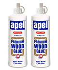 Go-To Water Resistant Wood Glue 16 Oz Two Pack Clear PVA Adhesive For Woodworking And Hobbies Quick Cure Time Dries Clear Bonds Strong